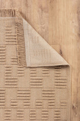 Natura 6664 %100 Doğal Jüt Kilim Bej Renkli Yumuşak Dokulu Şık Tasarımlı Kilim Modern Dokuma Kilim